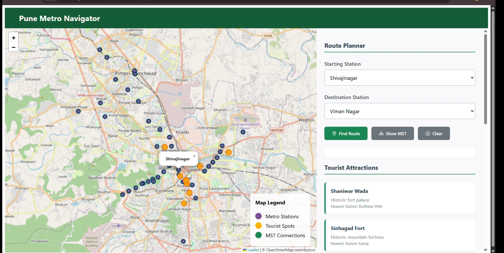 Metro Network Planner Screenshot