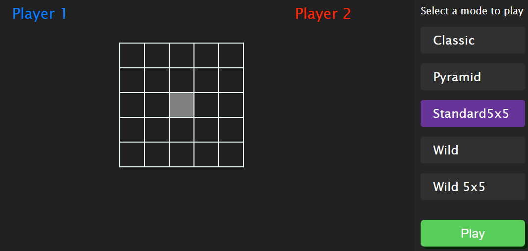 Tic Tac Toe Game Screenshot